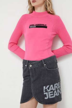 Джинсовая юбка Karl Lagerfeld Jeans, черный JEANS