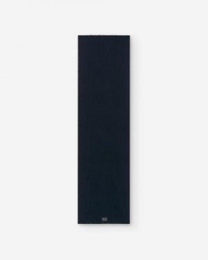 Мужской шарф из 100% шерсти мериноса темно-синего цвета. , морской Adolfo Dominguez