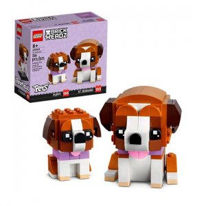 Набор BrickHeadz «Собака и щенок сенбернара» 40543 LEGO
