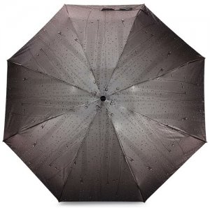 Зонт , коричневый LeKiKO. Цвет: коричневый