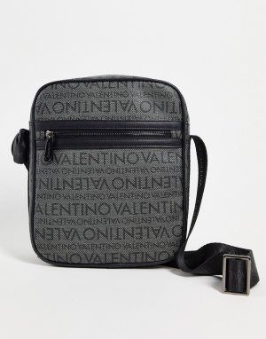Серая сумка через плечо Futon-Серый Valentino Bags