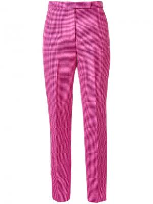 Зауженные брюки Yang Li. Цвет: розовый и фиолетовый