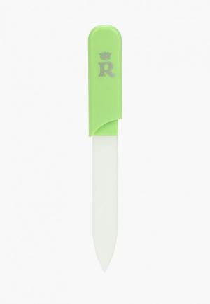 Пилка для ногтей Relouis Bohemia в пластиковом футляре 128 мм. Цвет: прозрачный
