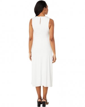 Платье Jersey Twist Front Dress, белый BCBGMAXAZRIA
