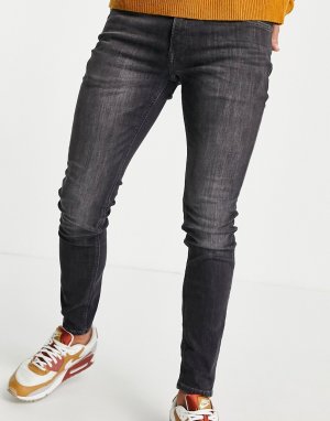 Выбеленные серые джинсы скинни Intelligence-Серый Jack & Jones