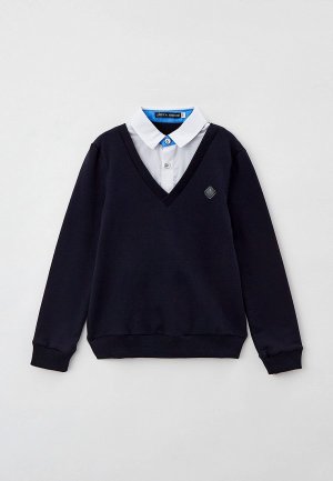 Пуловер Nota Bene. Цвет: синий