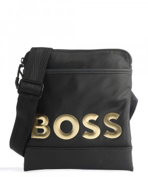 Праздничная сумка через плечо из переработанного полиэстера Boss, черный BOSS