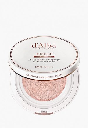Кушон для лица dAlba d'Alba Waterfull Tone-Up Sun Cushion SPF50+ PA++++, 15 г. Цвет: розовый