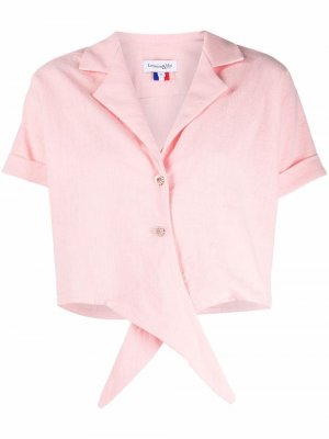 Рубашка с короткими рукавами La Seine & Moi. Цвет: розовый