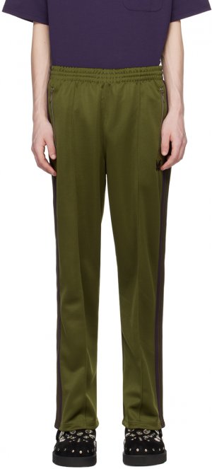 Зеленые спортивные штаны на кулиске , цвет Olive Needles