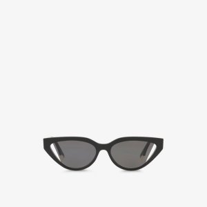 FE40009I Солнцезащитные очки Way из ацетата кошачьих глаз , черный Fendi