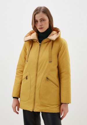 Куртка утепленная Dixi-Coat. Цвет: желтый