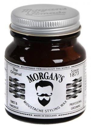 Борода и усы Morgans Pomade Воск для укладки усов Moustache Styling Wax (Объем 50 г) Morgan's