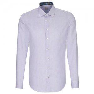 Рубашка , размер 43, фиолетовый, белый JACQUES BRITT. Цвет: фиолетовый