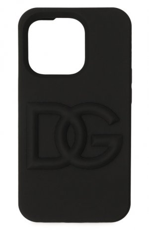 Чехол для iPhone 14 Pro Dolce & Gabbana. Цвет: чёрный