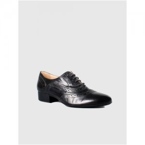 Женская обувь, G. Benatti, туфли, модель Броги, размер 40, натуральная кожа, черный цвет, шнурки, рисунок Gianmarco Benatti. Цвет: черный