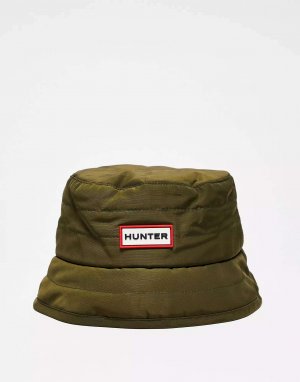 Шляпа-ведро с логотипом цвета хаки Hunter