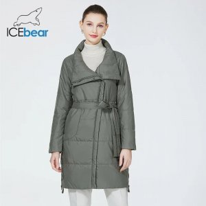 2024, новая женская весенняя куртка, хлопковое теплое модное пальто высокого качества, брендовые женские повседневные парки GWC22031I ICEbear