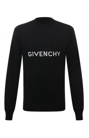 Шерстяной джемпер Givenchy. Цвет: чёрный