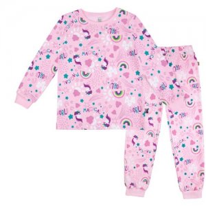 Пижама BOSSA NOVA 356К-171-Е для девочки, цвет розовый, размер 104. Цвет: розовый