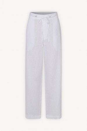 Белые брюки Elie Gerard Darel. Цвет: белый