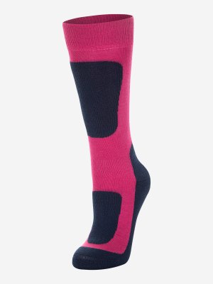 Носки для девочек , Розовый, размер 25-27 Glissade. Цвет: розовый
