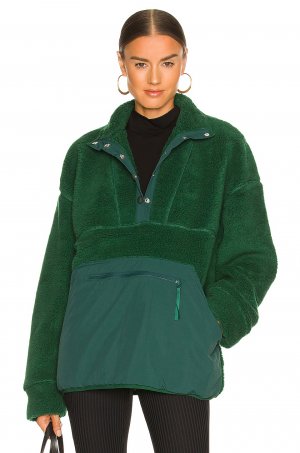 Пуловер Snap Front, темно-зеленый LPA