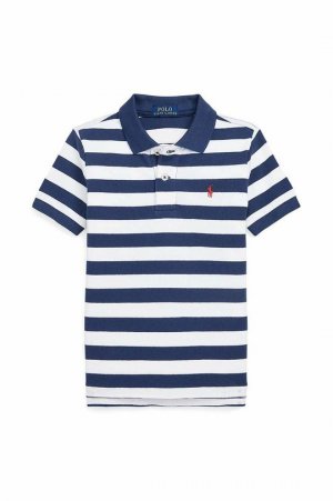 Рубашка-поло из детской шерсти , темно-синий Polo Ralph Lauren