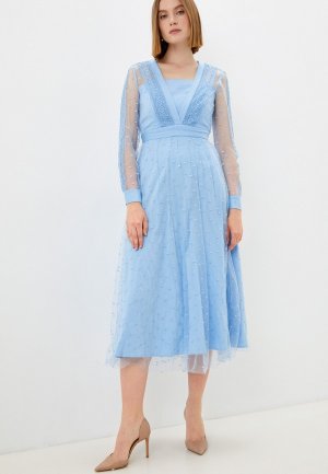 Платье Cavo. Цвет: голубой
