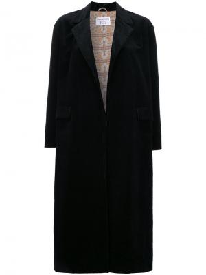 Пальто из вельвета N Duo. Цвет: чёрный