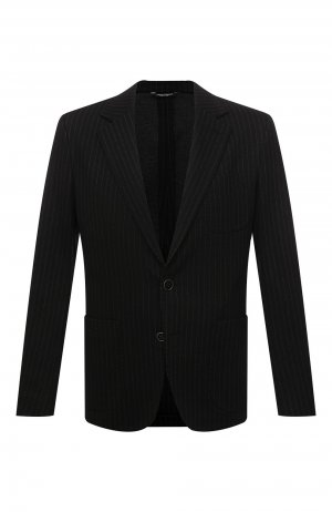 Пиджак из вискозы Dolce & Gabbana. Цвет: серый