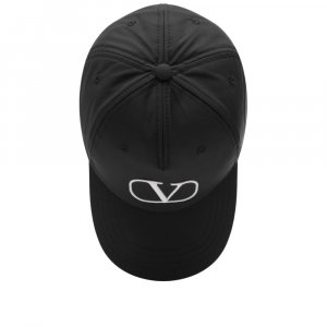 Кепка с логотипом V, черный Valentino