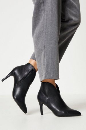 Туфли Amelie на среднем каблуке с острым носком шпильке , черный Wallis