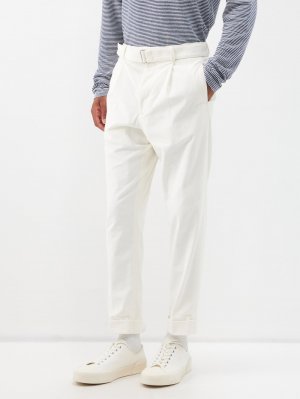 Вельветовые костюмные брюки hugo со складками , белый Officine Générale