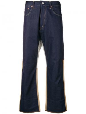 Укороченные джинсы Junya Watanabe. Цвет: синий