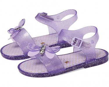 Сандалии Mini Mar Sandal Bugs BB, цвет Lilac Glitter Melissa