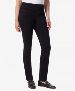 Женские прямые узкие джинсы Amanda без застежки , черный Gloria Vanderbilt