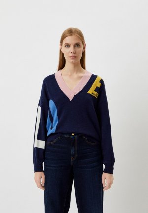 Пуловер Love Moschino. Цвет: синий