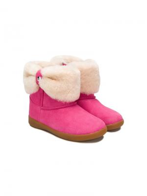 Зимние ботинки UGG Kids. Цвет: розовый