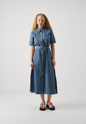 Джинсовое платье TRIXIE MIDI SHIRT DRESS, цвет medium blue denim JDY