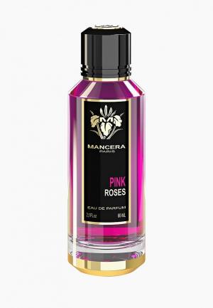Парфюмерная вода Mancera Pink Roses, 60 мл. Цвет: прозрачный