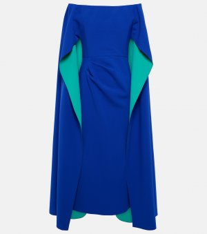 Платье guiomar с накидкой, синий Roksanda