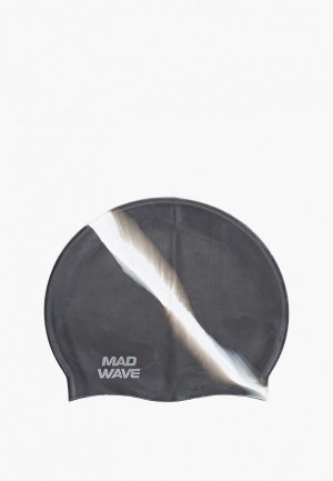 Шапочка для плавания MadWave Multi Adult BIG. Цвет: черный