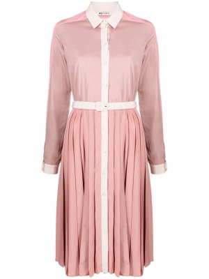 Contrast trim shirt dress Ports 1961. Цвет: розовый