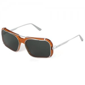 Солнцезащитные очки , оранжевый, бежевый FAKOSHIMA. Цвет: бежевый
