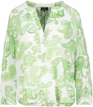 Блузка , светло-зеленый/белый Monari