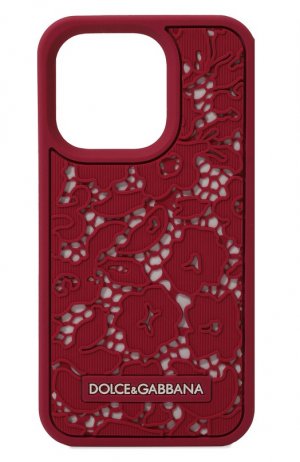 Чехол для iPhone 14 Pro Dolce & Gabbana. Цвет: розовый