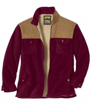 Флисовая Куртка с Утепленной Подкладкой Atlas For Men. Цвет: бордовый