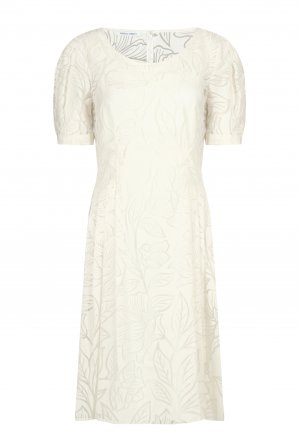 Платье ALBERTA FERRETTI. Цвет: белый