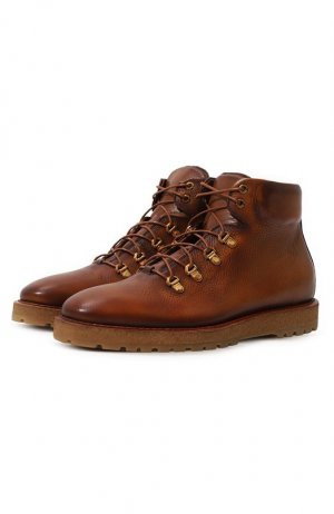 Кожаные ботинки Stefano Ricci. Цвет: коричневый